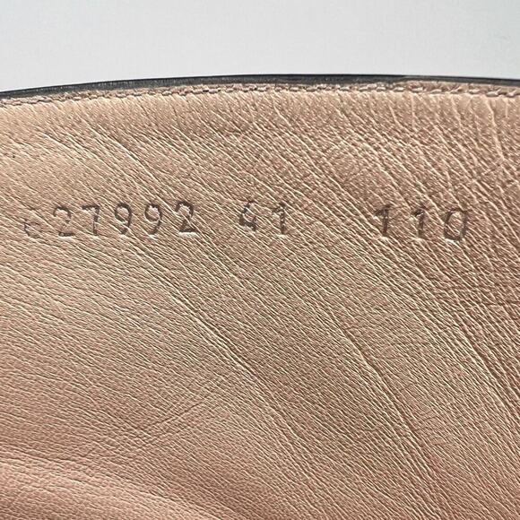 Gucci Tiarah Black Leather Platform Boots EU 41 US 10.5–11 Chunky Heel - Picture 8 of 10